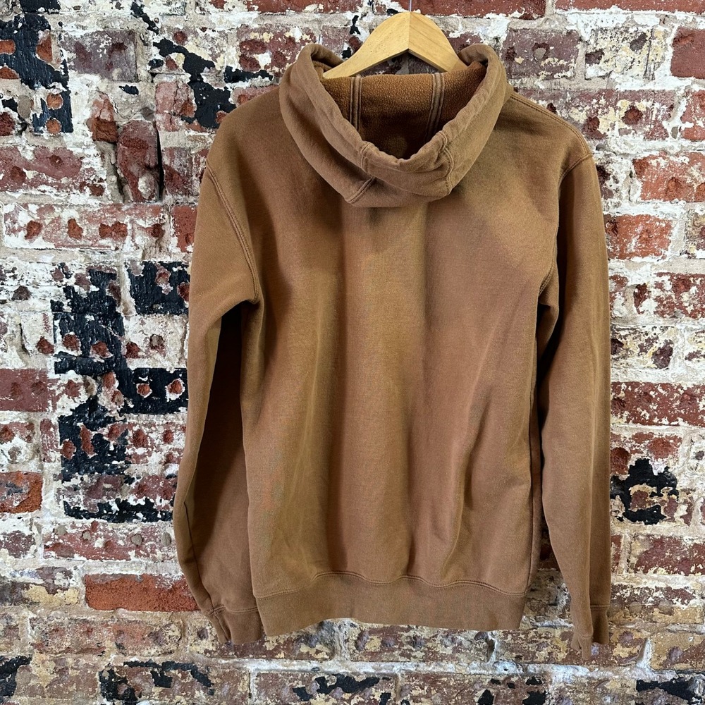 Carhartt K288 BRN Midweight Hoodie Brown Sleeve Logo Mens XS - Picture 4 of 12